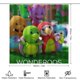 thumbnail image 2 of Wonderoos-theme 4-Piece Shower Curtain Set with Rugs, Waterproof Bathroom Decor Set Includes Bath Mat, U-Shaped Rug, Toilet Lid Cover and Curtain with Hooks, 2 of 6