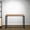 Wood + Wood#05, variant on Bali Coastal Modern Coffee Table Natural Wood Top with Black Metal Legs for Living Room, 39L x 20W x 16H Inches