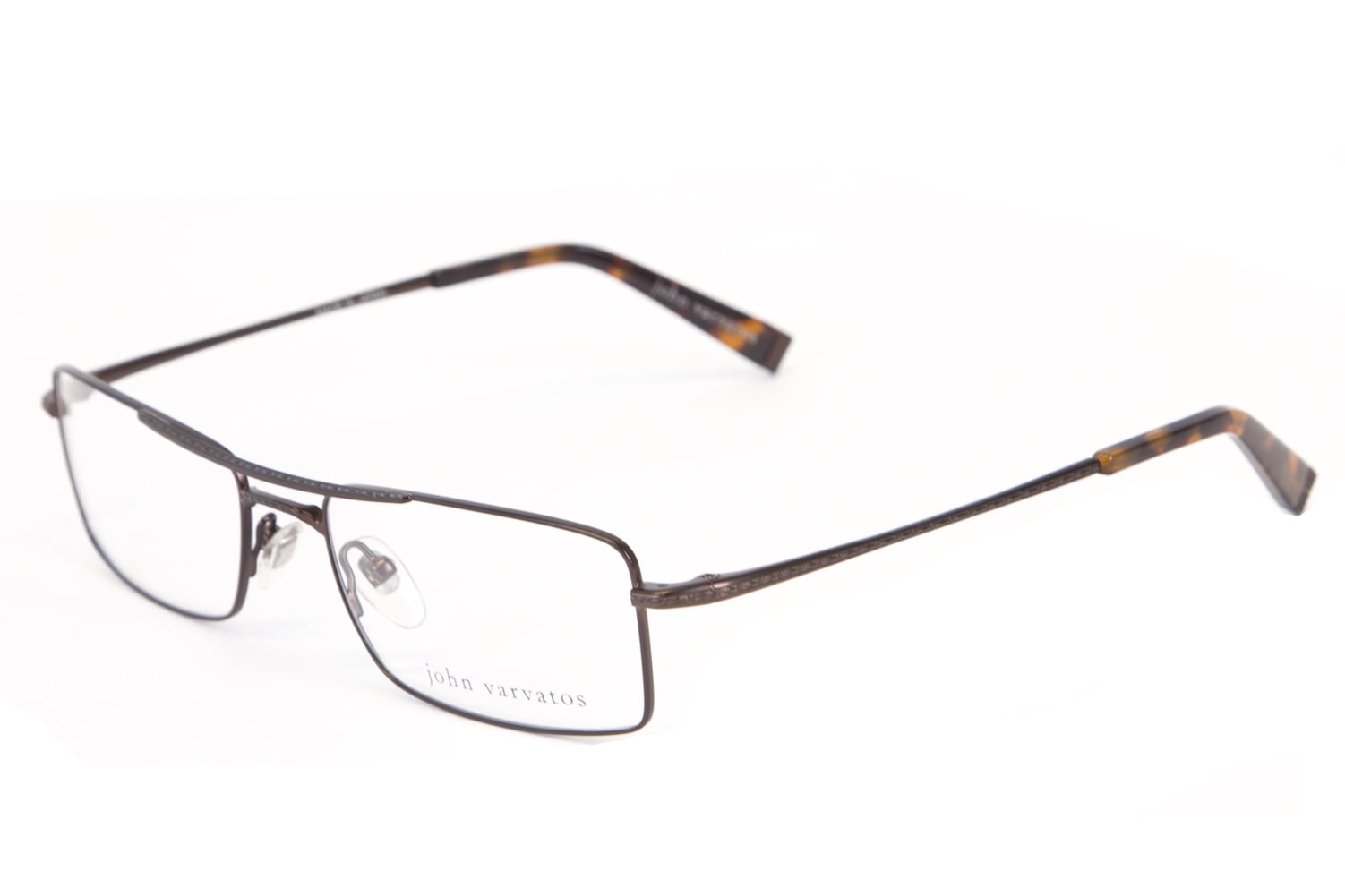 John Varvatos Brow Bar Eyeglass Frames V138 54mm Brown - Walmart.com