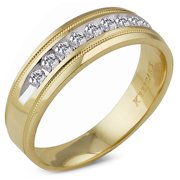 Bedford 1/2 Carat Diamond 14k Yellow Gold Band