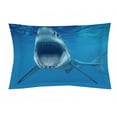 thumbnail image 5 of 3D Shark Printed 2/3 Pcs Bedding Cover Set Home Textiles Polyester Highend Duvet Cover Set,Queen (90"x90"), 5 of 5