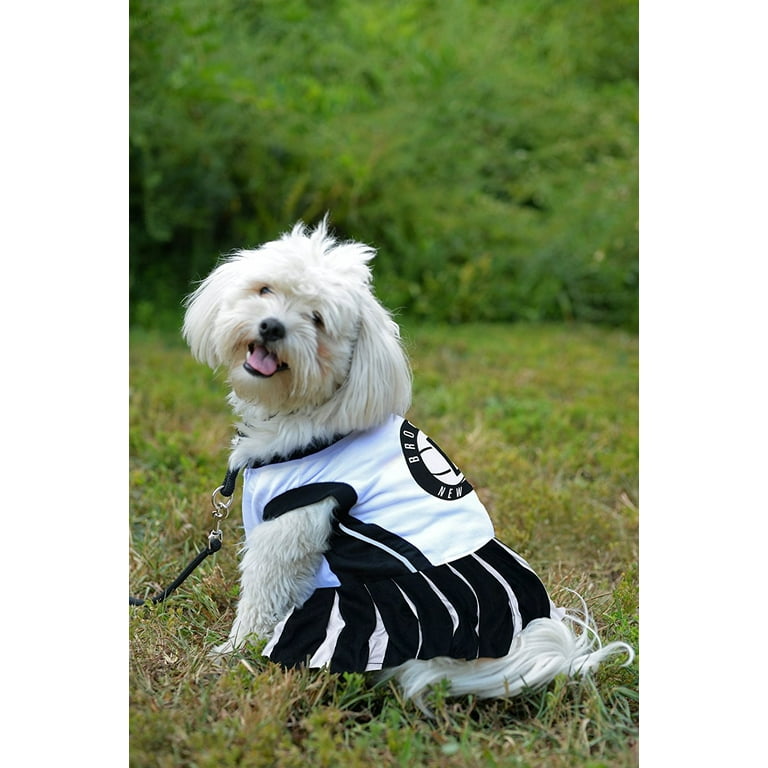 Pets First NBA Brooklyn Nets Cheerleader, 3 Sizes Pet Dress Available.  Licensed Dog Outfit - Walmart.com