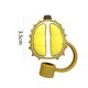 thumbnail image 3 of Cubierta de pajita de dibujos animados de silicona reutilizable para accesorios de taza de 5-10 mm (marrón durian), 3 of 6