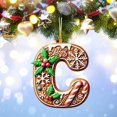 thumbnail image 1 of Hbdhejl 26 Alphabet Ornaments For Christmas Tree Candy Cane Initial Letter M Pendant With Berries Pattern Mini Hanging Decorations For Party Diy, 1 of 4