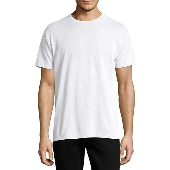 Hanes Men's and Big Men's ComfortWash Short Sleeve Tee, Up To Size 3XL