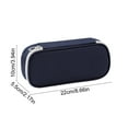 thumbnail image 3 of Btomtd Multi Compartment Pencil Pouches Oxford Fabric Pencil Cases for Students Large Capacity Pencil Bag, Navy, 3 of 6