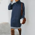 thumbnail image 1 of Vestido de suéter de cuello alto NikouMX S M L XL, 1 of 6