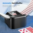 thumbnail image 2 of Fully automatic card shuffler, accommodates 1-2 decks, low-noise operation, 2000mAh USB-C charging, suitable for poker, blackjack and other card games, 2 of 9
