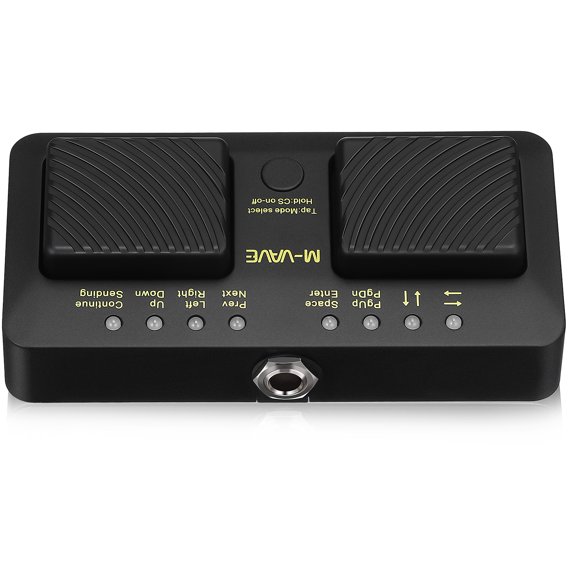 HONMEET Controlador MIDI de pie: Controlador MIDI inalámbrico con interruptor - Pedal portátil recargable para pasar páginas, control mediante aplicación para pasar páginas.