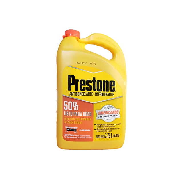 Prestone Anticongelante 50% Naranja 3.78 L – Autos Americanos