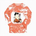 thumbnail image 5 of TOWED22 Toddler Boys Girls Halloween Pajamas Pumpkin Print PJs Sleepwear Cute Print Pant Sets Kids Jammies(Orange,5Y), 5 of 8