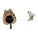 thumbnail image 5 of Reloj de pared,Reloj de pared decorativo con forma de gato para sala de estar silenciosa,Estatua de paloma,Estatua de paloma de cerámica moderna,figura de resina,Decoración de mesa,atrezzo, 5 of 7
