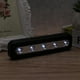 thumbnail image 5 of EeaseMX Lámpara táctil de 5 LED para armario, luz nocturna para pared, ahorro de energía, sin batería (carcasa blanca + carcasa negra), 5 of 7