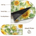 thumbnail image 6 of 5'x8' Area Rugs, Sunflower Indoor Outdoor Area Rug for Living Room Bedroom, Farmhouse Summer Botanical Watercolor Washable Bathroom Rugs Kitchen Floor Carpet Mats Home Decor Aesthetic, 6 of 8