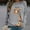 Grey, variant on Women Sweatshirts Womens Long Sleeve Sweatshirt Women’S Pullover White Comfort Colors Crewneck Sweatshirt Winter Outfits for Women 2025 Preppy Teen Clothes L