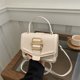 thumbnail image 2 of Bolso de mano sencillo para mujer, nuevo, primavera y verano 2025, nuevo, color sólido, versión coreana, bandolera, pequeño, cuadrado, 2 of 5