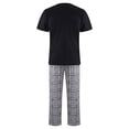 thumbnail image 2 of Pijama George para Caballero Set Playera Manga Corta Negro con Pantalón Talla G 2 Piezas, 2 of 4