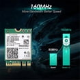 thumbnail image 4 of WiFi 6E AX210 Bluetooth 5..2 Wireless Network Card 5374Mbps 2.4Ghz 5Ghz 6Ghz 802.11ax Wifi Adapter f, 4 of 5