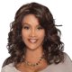 thumbnail image 1 of Fashion Women Gradient Long Curly Wig Synthetic Hair Daily Wig Hairpiece, 1 of 3