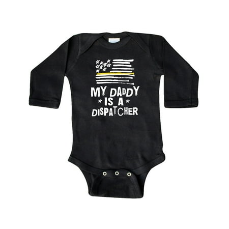 

Inktastic My Dad is a Dispatcher Emergency Services Gift Baby Boy or Baby Girl Long Sleeve Bodysuit