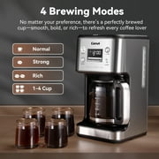 Gevi 14-Cup Programmable Drip Coffee Maker, Stainless Steel Smart Coffee Pot with Touch Control & Automatic Clean, Summer Edition