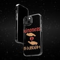 thumbnail image 6 of DistinctInk Clear Case for Apple iPhone 15 Pro MAX (6.7" Screen) - Kindess Is Wisdom, 6 of 9