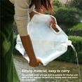 thumbnail image 4 of Bolsa de agua portátil de plástico con pico Contenedor plegable Emergencia Senderismo Camping Hogares Viajes Accesorios vacíos Blanco, 10L Speravity OD002135-04, 4 of 7