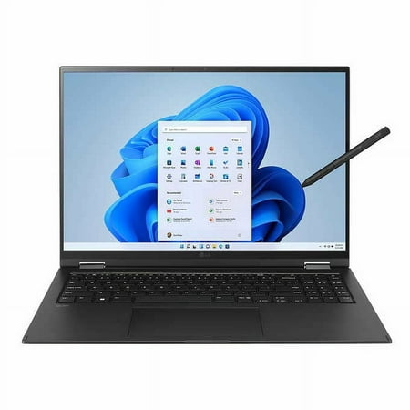 2022 LG Gram 16 2-in-1 Laptop: 12th Gen Core i7-1260P, 16" WQXGA (2560x1600) Touchscreen, 16GB RAM, 512GB SSD, Stylus, Windows 11 - 16T90Q