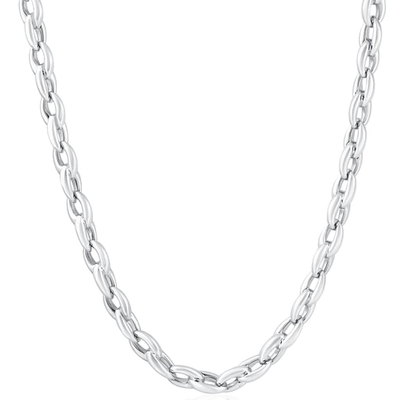 Pompeii Men's 14k Gold (96gram) or Platinum (180gram) 6.5mm Link Chain Necklace 24" (,)