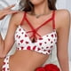 thumbnail image 4 of Women Wireless Bra Thin Sponge Heart Underwear Sexy Romantic Daily Bras B Cup, 4 of 4