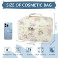 thumbnail image 2 of Soda Candy Large Makeup Bag Cotton Cosmetic Bags for Travel Cute Floral Coquette Aesthetic Toiletry Bag for Women, 2 of 7
