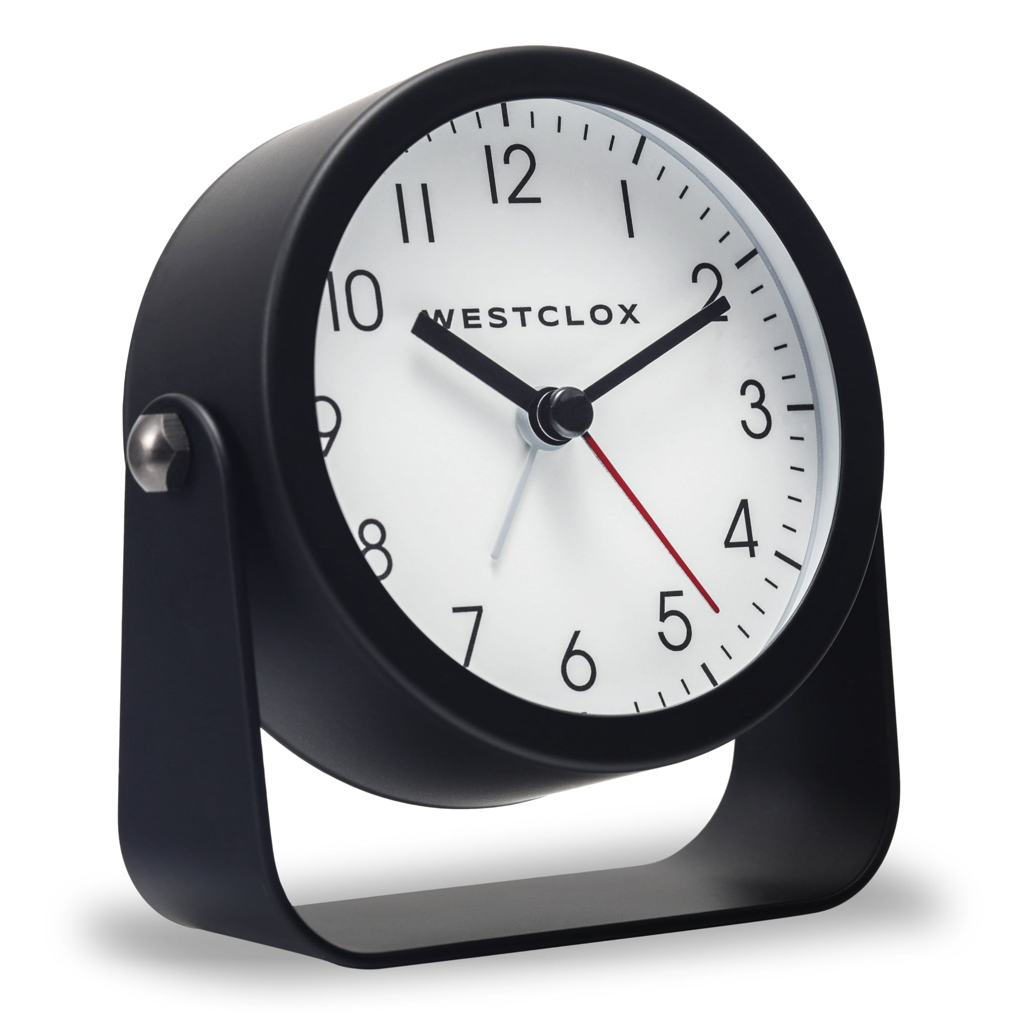 3 . 5 BLACK WESTCLOX TILT ALARM CLOCK