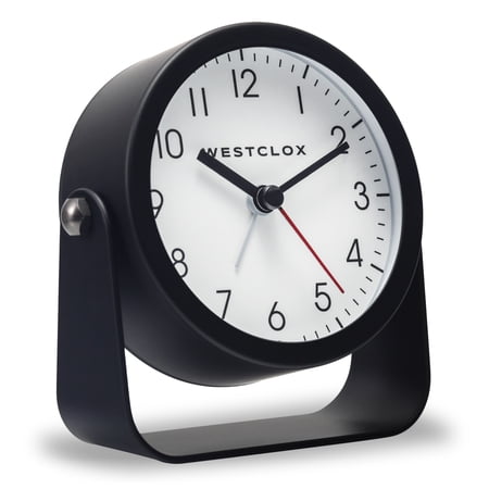 3.5 BLACK WESTCLOX TILT ALARM CLOCK