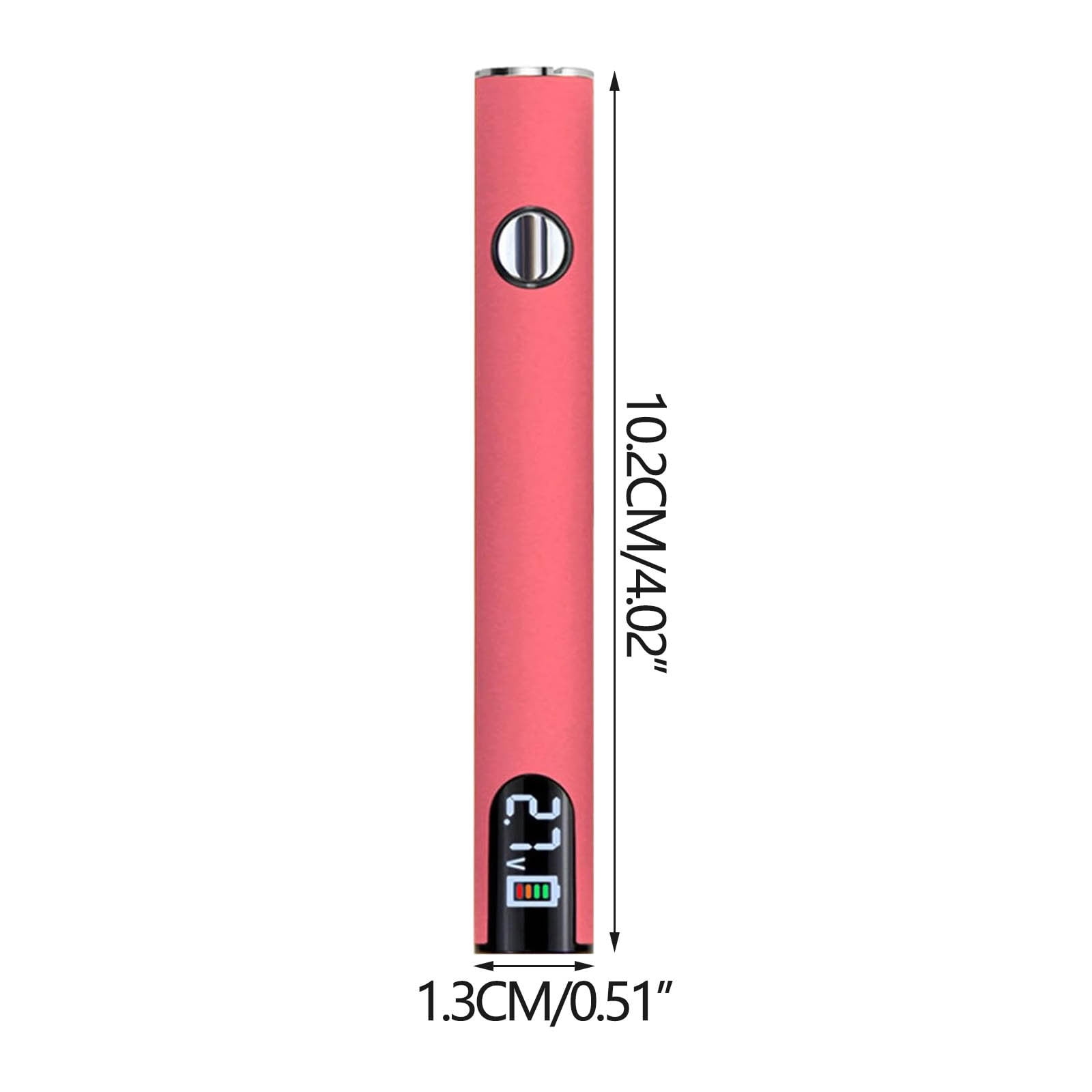 510 Threaded Battery Cart Pen, Portable Cordless Soldering Iron Cart Pen, USB-C Rechargeable with LED Screen, 650mAh Adjustable Temperature for Electronics Repair, DIY, & Phone Fix Pink