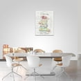 thumbnail image 5 of Retro Tea Time Decor Wall Art Cupcakes Afternoon Tea Flower Butterfly Wall Decor Tea Time Cupcakes Pictures Canvas Painting Framed Artwork for Cafe Bar Kitchen Living Room 12"x16", 5 of 6