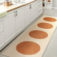 thumbnail image 5 of JONATHAN Y WASHABLE 2 x 8 Runner Rug, Cirkel Minimalist Geometric Dot - Cream/Terracotta, WSH113A-28, 5 of 9