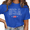 1-Blue, variant on Giffimy Women's Green Retro American Flag Graphic Short Sleeve T-Shirt Loose Fit Top