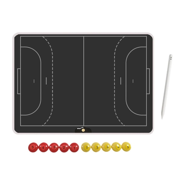 Tablero electrónico para entrenador, tablero táctico para entrenamiento deportivo, regrabable con lápiz óptico, tablero marcador táctico y estratégico Balonmano