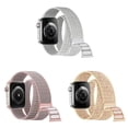 thumbnail image 1 of LEIXIUER Single Pack 3 Pack Nylon Double Loop Bands Compatible with Apple Watch 45mm 49mm 41mm Adjustable Braided Breathable Sport Strap Wristbands for iWatch series 8 7 SE Ultra 6 5 4 3 2 1, 1 of 7