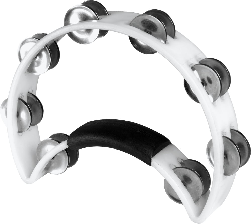 The Rhythm Tech Tambourine Black-Double Row Nickel Jingles