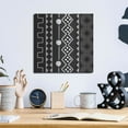 thumbnail image 6 of Luxe Metal Art 'Mud Cloth V' by Linda Woods, Metal Wall Art, 12"x12", 6 of 9