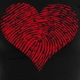 thumbnail image 3 of CafePress - Red Heart With Fingerprint P - Women's Dark Pajamas, 3 of 4
