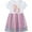 Rainbow unicorn, variant on SXIMEE 2-7T Sequins Unicorn Birthday Party Princess Girl Dresses Short Sleeve Girls Tulle Tutu Dress - 1 Piece
