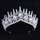 thumbnail image 1 of Zhuge Tiara de boda para novia, diadema de princesa, corona nupcial, joyería para el cabello con diamantes de imitación de cristal, decoración para novia, cumpleaños, graduación, boda (blanco), 1 of 4