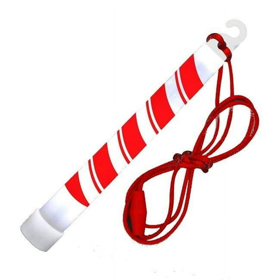 Blinkee 280080 Candy Cane Glow Stick, White & Red - Pack of 25