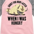 thumbnail image 3 of Avatar - The Last Airbender - Appa Hungry - Youth Girls Raglan Graphic T-Shirt, 3 of 5