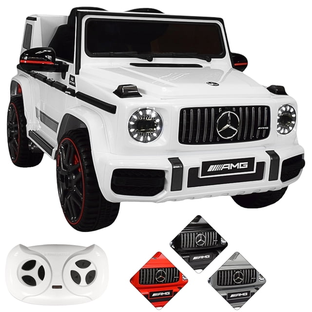 Camioneta Montable Eléctrico JOYKOO Mercedes-Benz G63 AMG 12v Blanco
