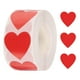 thumbnail image 1 of Etiquetas en forma de corazón de vinilo autoadhesivas Uxcell de 1 pulgada para tienda, hogar y oficina, 500 piezas rojas, 1 of 6