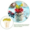 thumbnail image 3 of 100Pcs Convenient Food Picks Portable Fruit Picks Household Martini Picks Party Accessory, 3 of 9