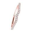 thumbnail image 3 of Mauli Jewels Engagement Rings for Women 0.10 Carat Diamond Wedding Band 4-prong 14K Solid Rose Gold, 3 of 6
